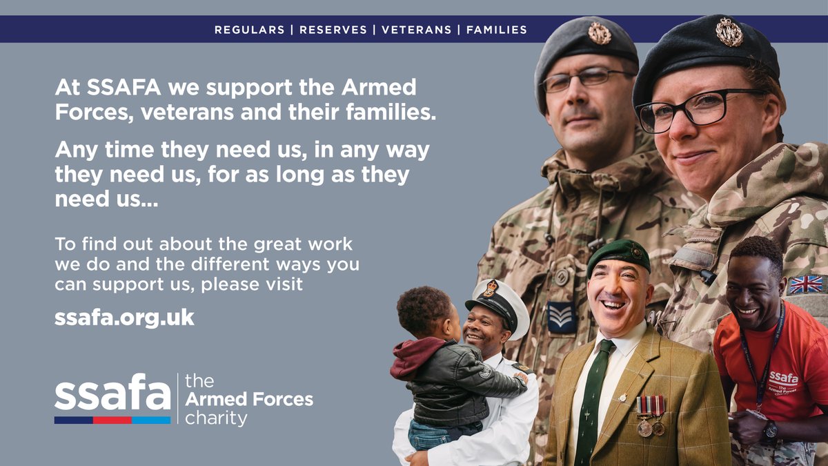 We provide lifelong support to anyone who is currently serving or has ever served in the <a href="/RoyalNavy/">Royal Navy</a>, the <a href="/RoyalMarines/">Royal Marines</a>, the <a href="/BritishArmy/">British Army 🇬🇧</a>, or the <a href="/RoyalAirForce/">Royal Air Force</a>.

<a href="/SSAFA/">SSAFA</a> is ready to help you and your family, whenever and wherever you need us ▸ ssaf.as/1nB