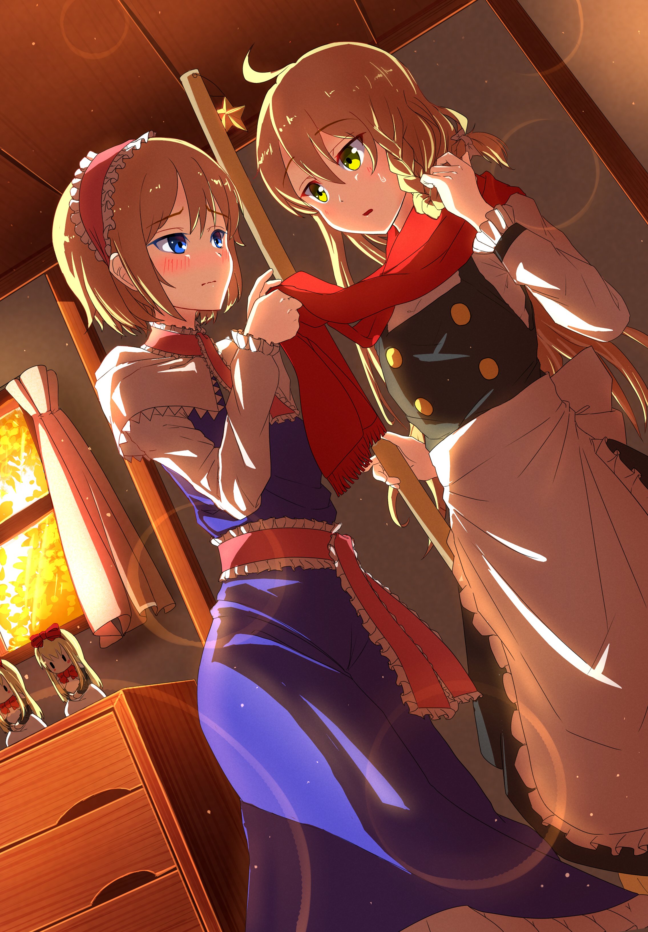霜月 碧 ま また来るぜ 東方project 霧雨魔理沙 アリス マーガトロイド イラスト T Co A5ezeuiiv2 Twitter