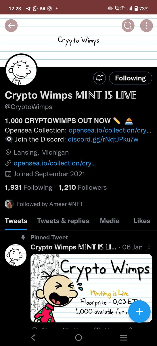 <a href="/AmeerNFTs/">Ameer</a> <a href="/CryptoWimps/">CW Offline</a> Done