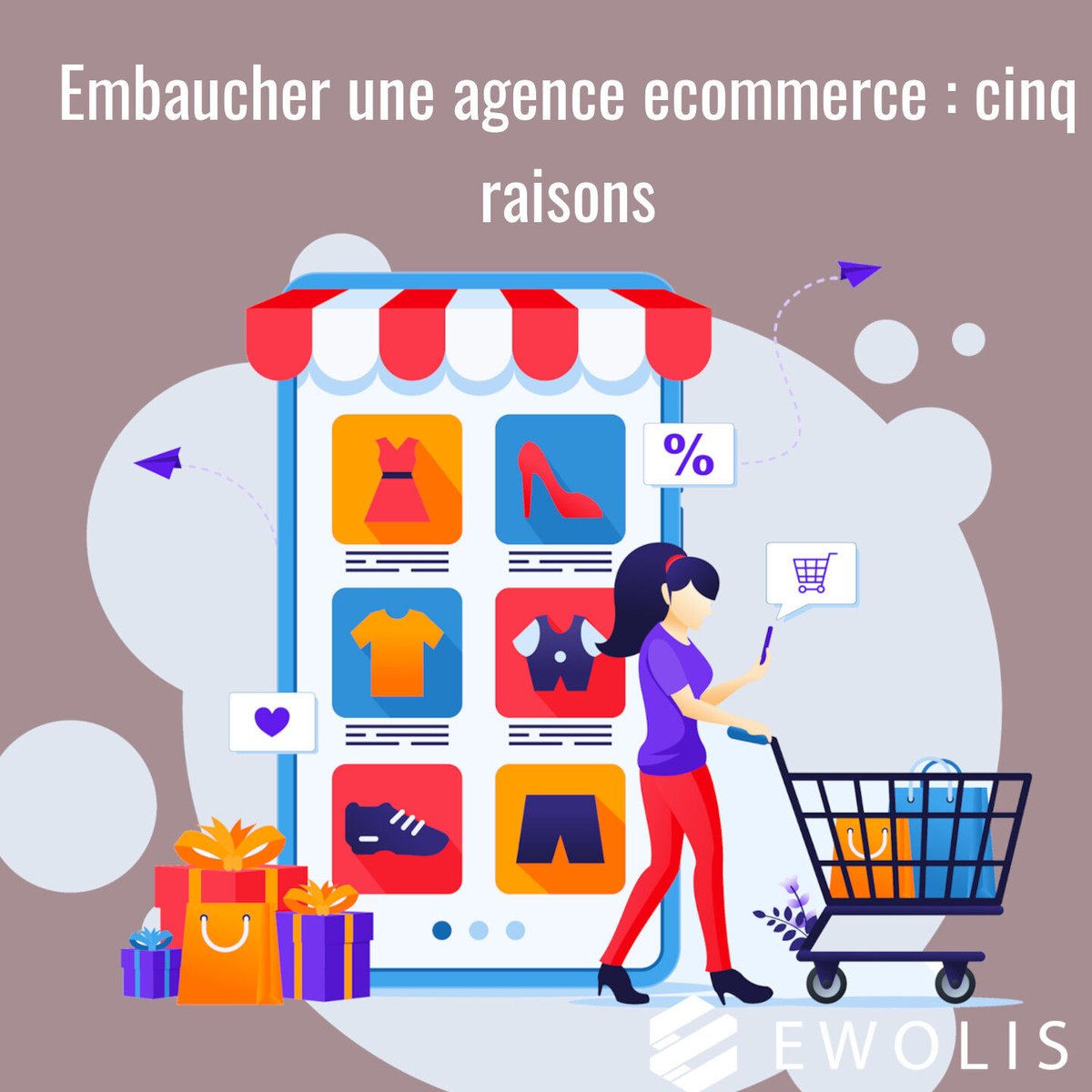 Ewolis's tweet photo. Alors que les marques ont commencé à prendre conscience de l'importance d'avoir une omniprésence dans le monde virtuel, une agence ecommerce joue un rôle clé.

⏩ https://t.co/EfJ549Wzin

#ewolis #agenceecommerce https://t.co/0tKqod6rIU