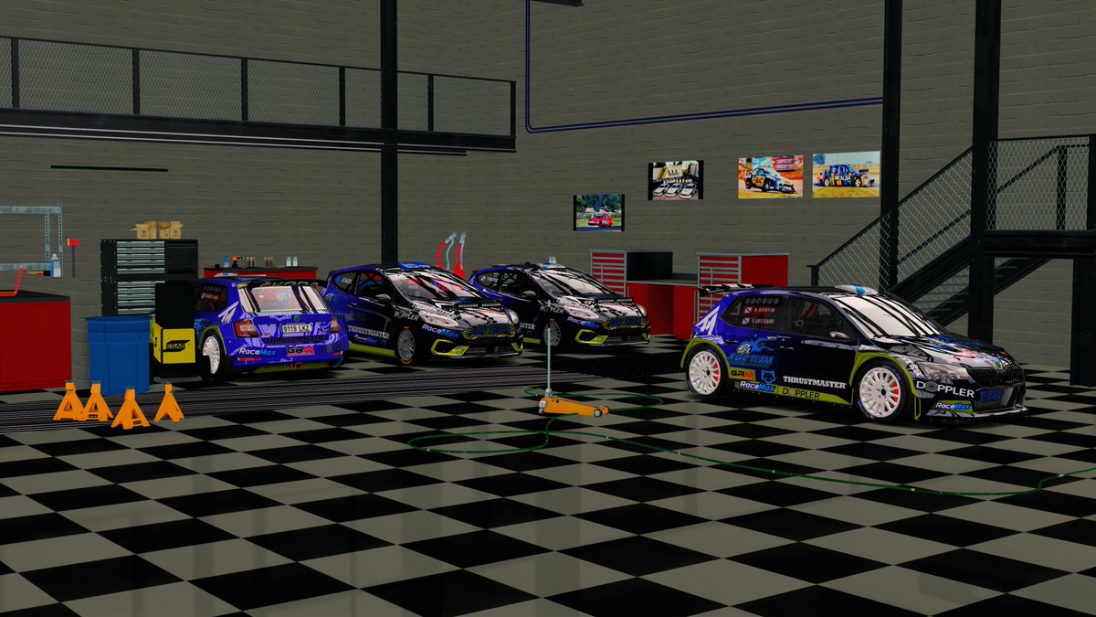 Ya tenemos los coches revisados y listos para este finde semana en el equipo @XGRteam donde disputamos la teams cup de <a href="/SIMRALLY_es/">SIMRALLY</a>
