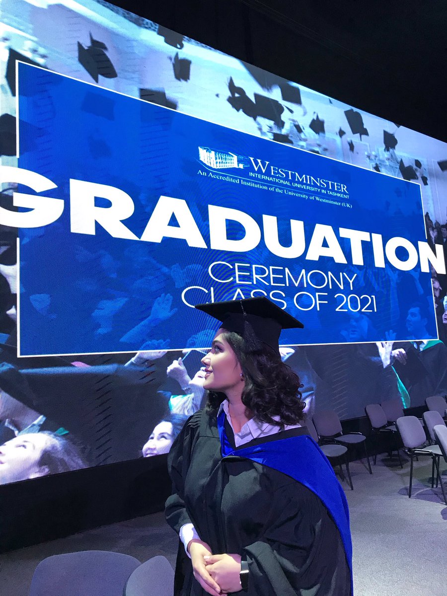 SitoraRahmonova's tweet photo. Graduation Ceremony class of 2021 #Wiut https://t.co/HGsNPZVzFd
