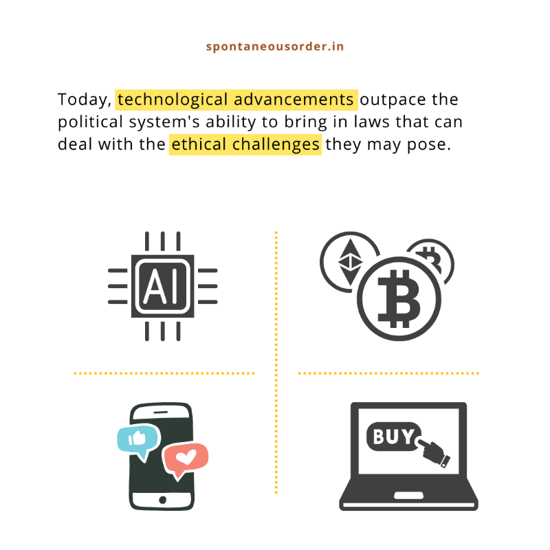ccsindia's tweet photo. #OpEd | What are the ethical and legal challenges India must gear up for in the face of rapid technological advancements? Read more on Spontaneous Order - https://t.co/D4kIR5n3Vh

#CCSIndia #techlaws #techpolicy #policyregulation
