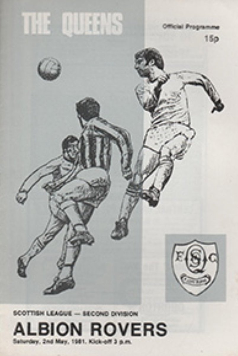 footballmemorys's tweet photo. Programme cover for the Queen of the South v Albion Rovers clash back in 1981
#QSFC #QueenOfTheSouth #ARFC #AlbionRovers #Programmes https://t.co/Nc9heLcfxP