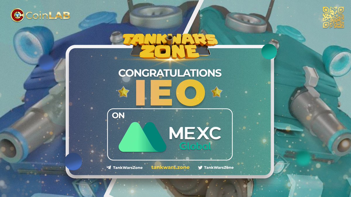 JasonTonyCali's tweet photo. 📢Today is the START IDO/IEO of #TankWarsZone !🤩 on #MaticLaunch and #GameStation.
🚀#IEO will be released on:
@MEXC_Global - Jan 22
Follow @TankWarsZone now to update more information about their IDO/IEO
$WBOND #CoinLAB #CoinLAB_GG https://t.co/Yfgf83f8IJ