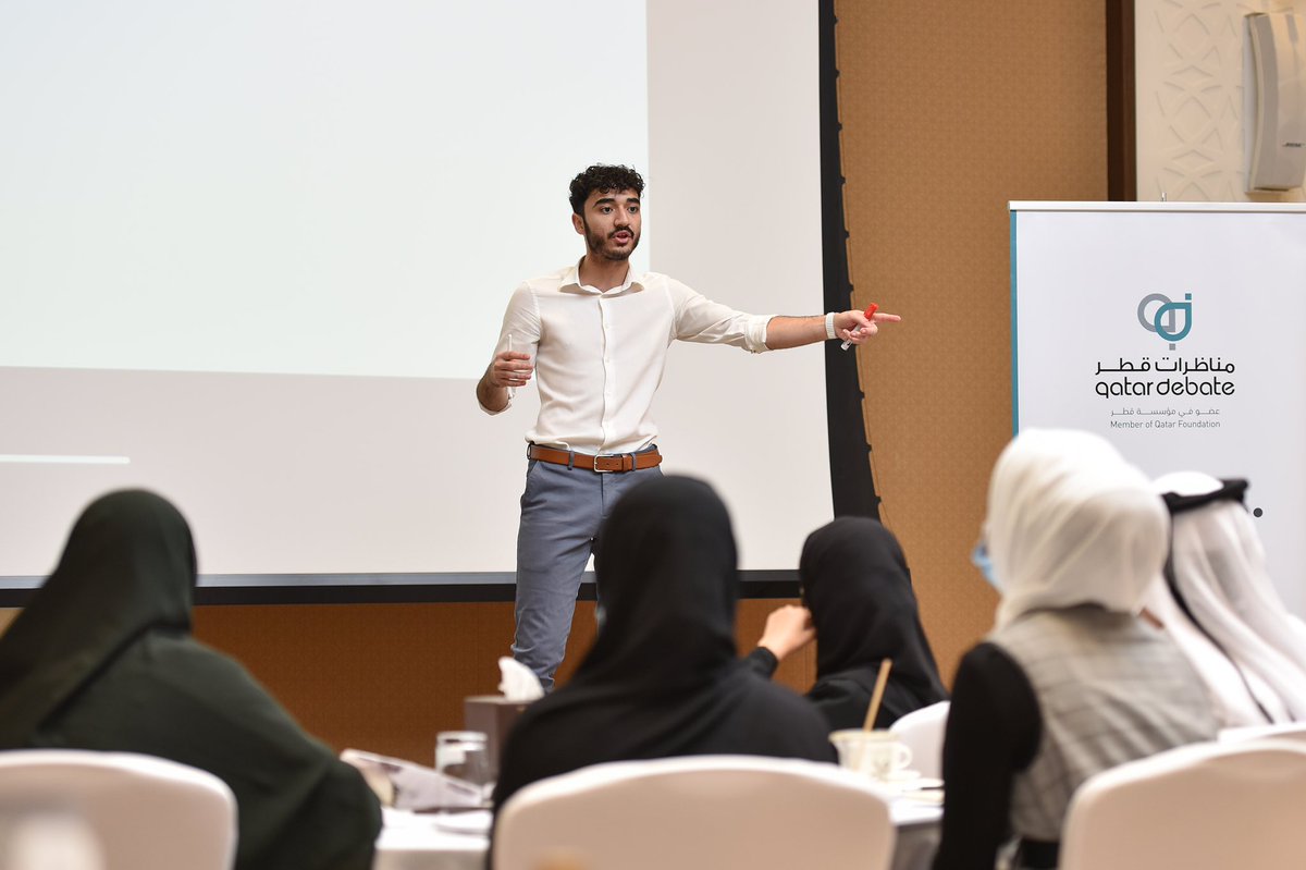QatarDebate's tweet photo. This Sunday we kick-off the first gathering for the 2nd batch of the #Path_Academy.
This week long program hosts 25 high school students from Qatar, Kuwait, Oman and Bahrain to develop their debate skills.
#QatarDebate https://t.co/vT1BSJIKKe