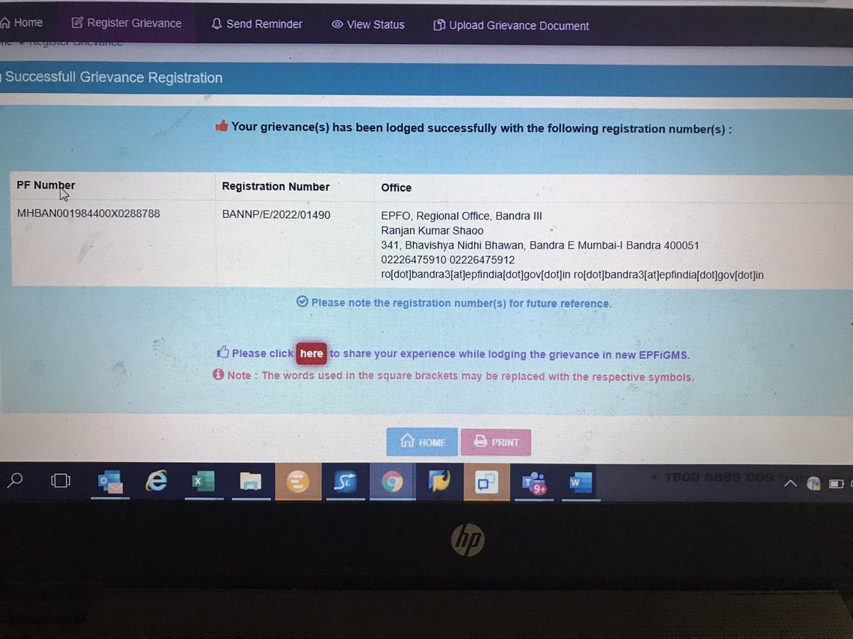 ajaynitb's tweet photo. @socialepfo @epfobandra 1st grievance request was closed without satisfactory answer. 2nd request BANNP/E/2022/01490 has been raised for same issue. Kindly help to resolve the 3 year old issue of pf transfer. Previous employer has stopped responding.Your intervention is required https://t.co/NS0wRlewh1