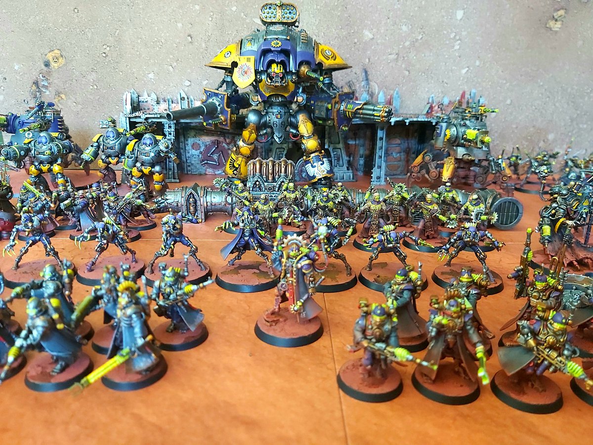 NightHorrible's tweet photo. 1/2

Tech-Priest Dominus Djiyatlov leads an Exploratory Fleet in search of lost archeotech on the surface of a long forgotten, rad-saturated planetary husk ⚙

#AdeptusMechanicus
#Warhammer40k
#GamesWorkshop
#WarhammerCommunity
#40k https://t.co/M0Yo7I5brH
