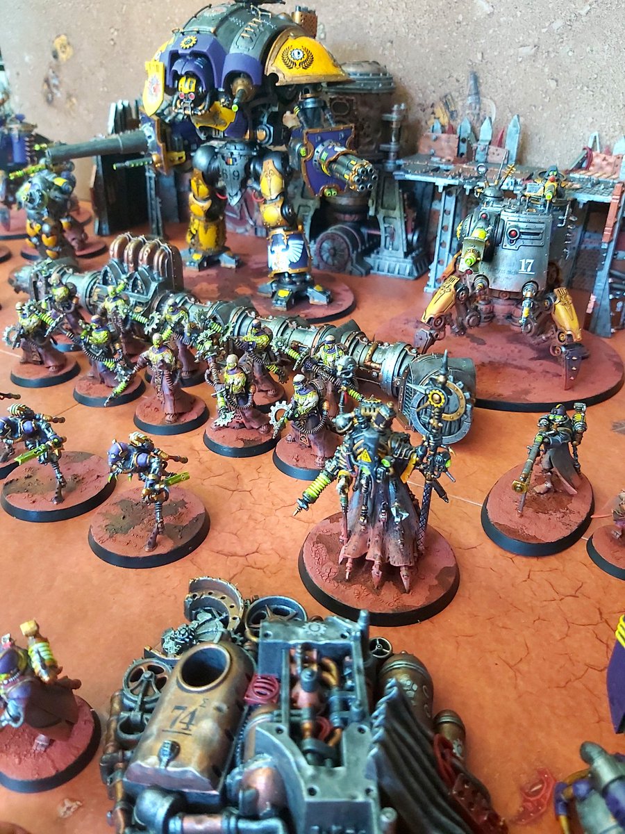 NightHorrible's tweet photo. 1/2

Tech-Priest Dominus Djiyatlov leads an Exploratory Fleet in search of lost archeotech on the surface of a long forgotten, rad-saturated planetary husk ⚙

#AdeptusMechanicus
#Warhammer40k
#GamesWorkshop
#WarhammerCommunity
#40k https://t.co/M0Yo7I5brH
