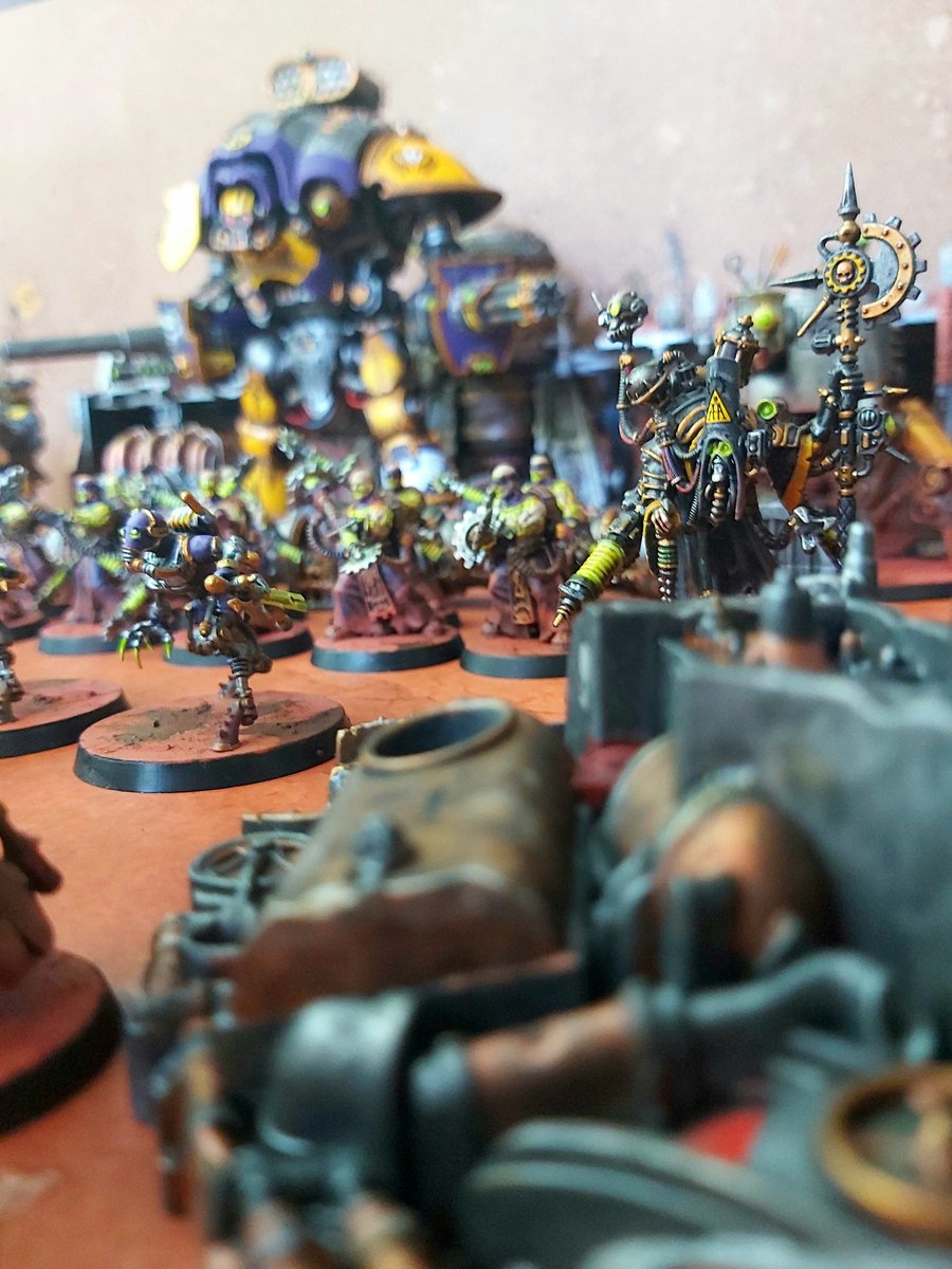 NightHorrible's tweet photo. 1/2

Tech-Priest Dominus Djiyatlov leads an Exploratory Fleet in search of lost archeotech on the surface of a long forgotten, rad-saturated planetary husk ⚙

#AdeptusMechanicus
#Warhammer40k
#GamesWorkshop
#WarhammerCommunity
#40k https://t.co/M0Yo7I5brH