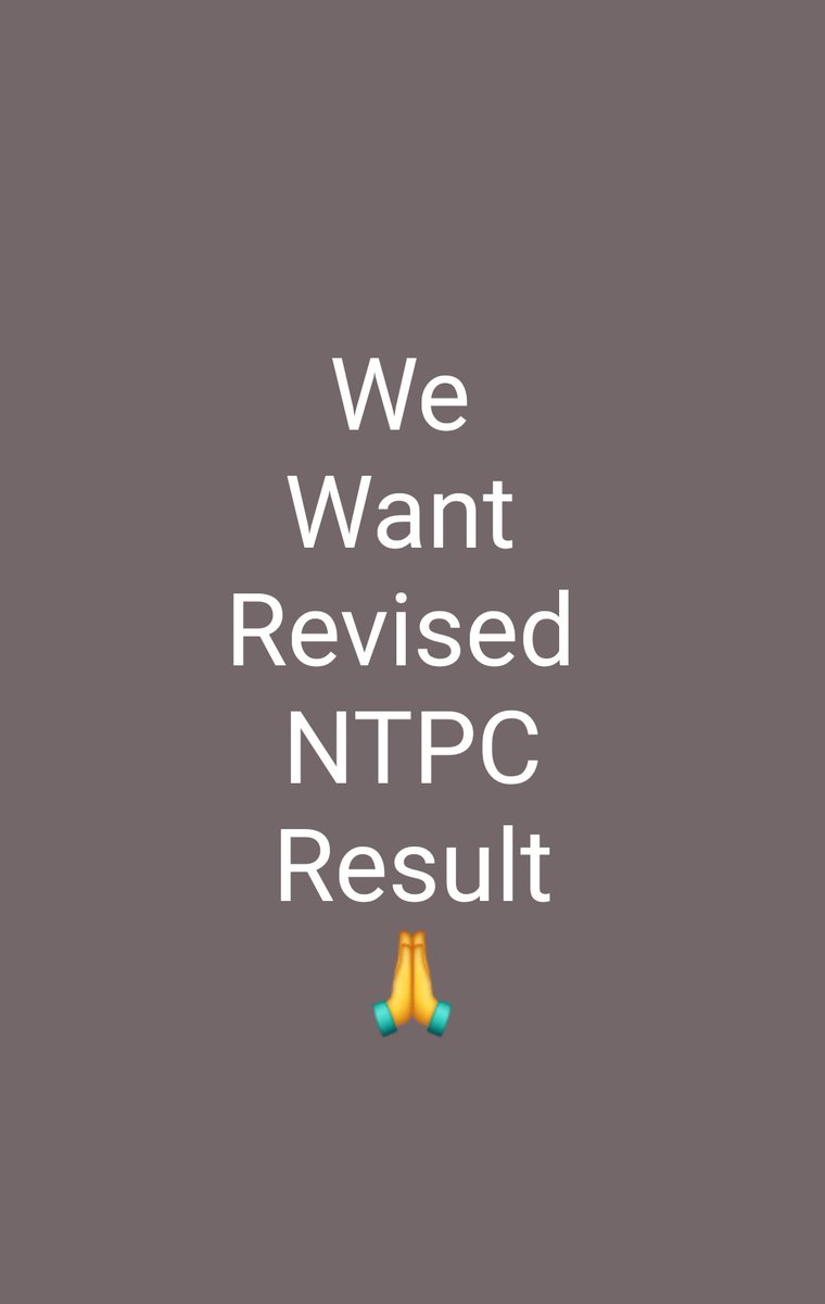 Yashpre71098940's tweet photo. साथियों world-wide Number 1 पर trend कराना है, सभी जान लगा दीजिए
#RRBNTPC_1student_1result
#RRBNTPC_1student_1result 
@AshwiniVaishnaw @RailMinIndia 
3 साल से खिलवाड़ करना बंद कीजिए https://t.co/Tcj9omxt3f