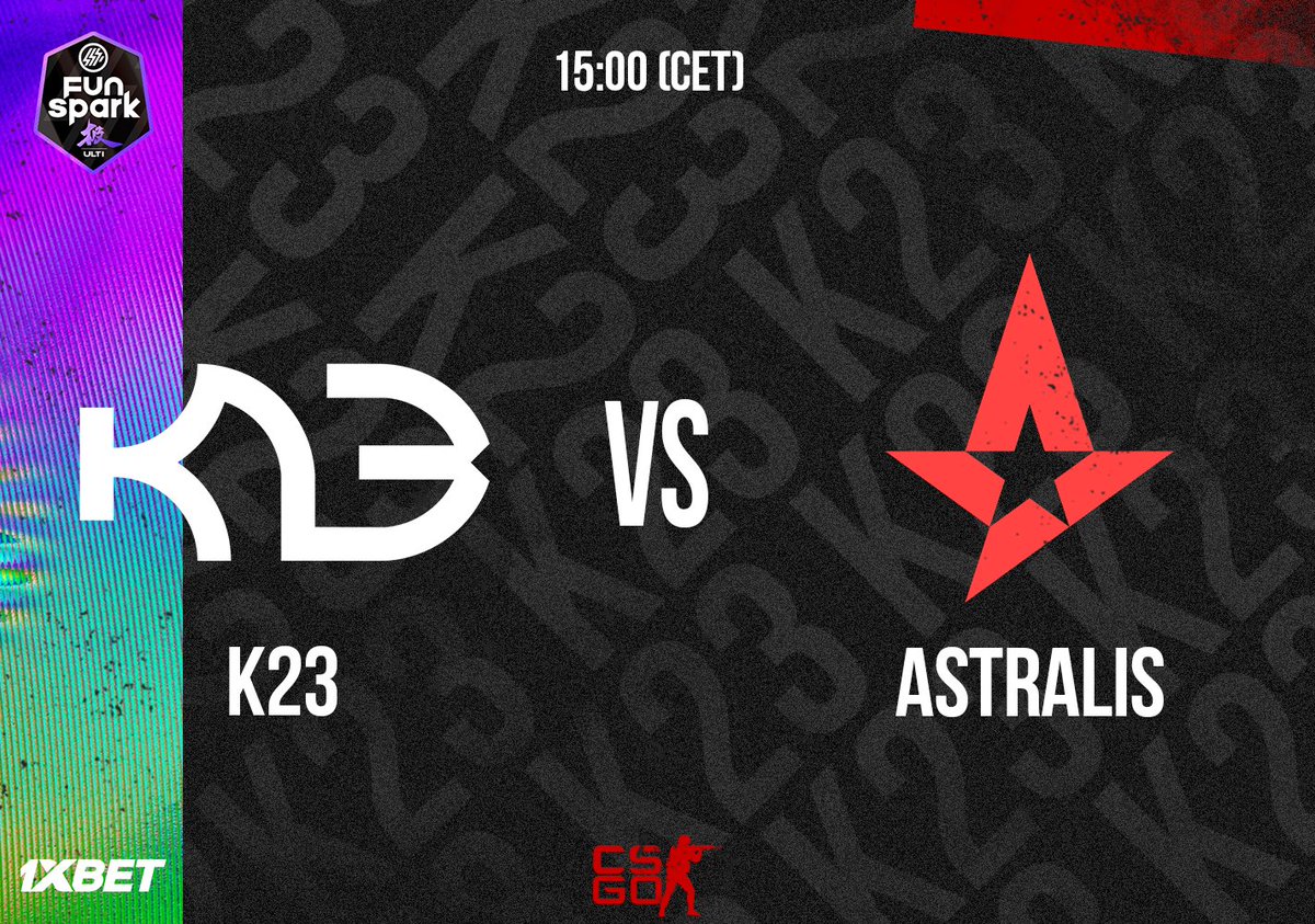 k23_esports's tweet photo. Today at 15:00 CET we head into our first match in the #FunsparkULTI

📺https://t.co/I3ijCErqHS

#K23 #Funspark https://t.co/F4W1QWinS7