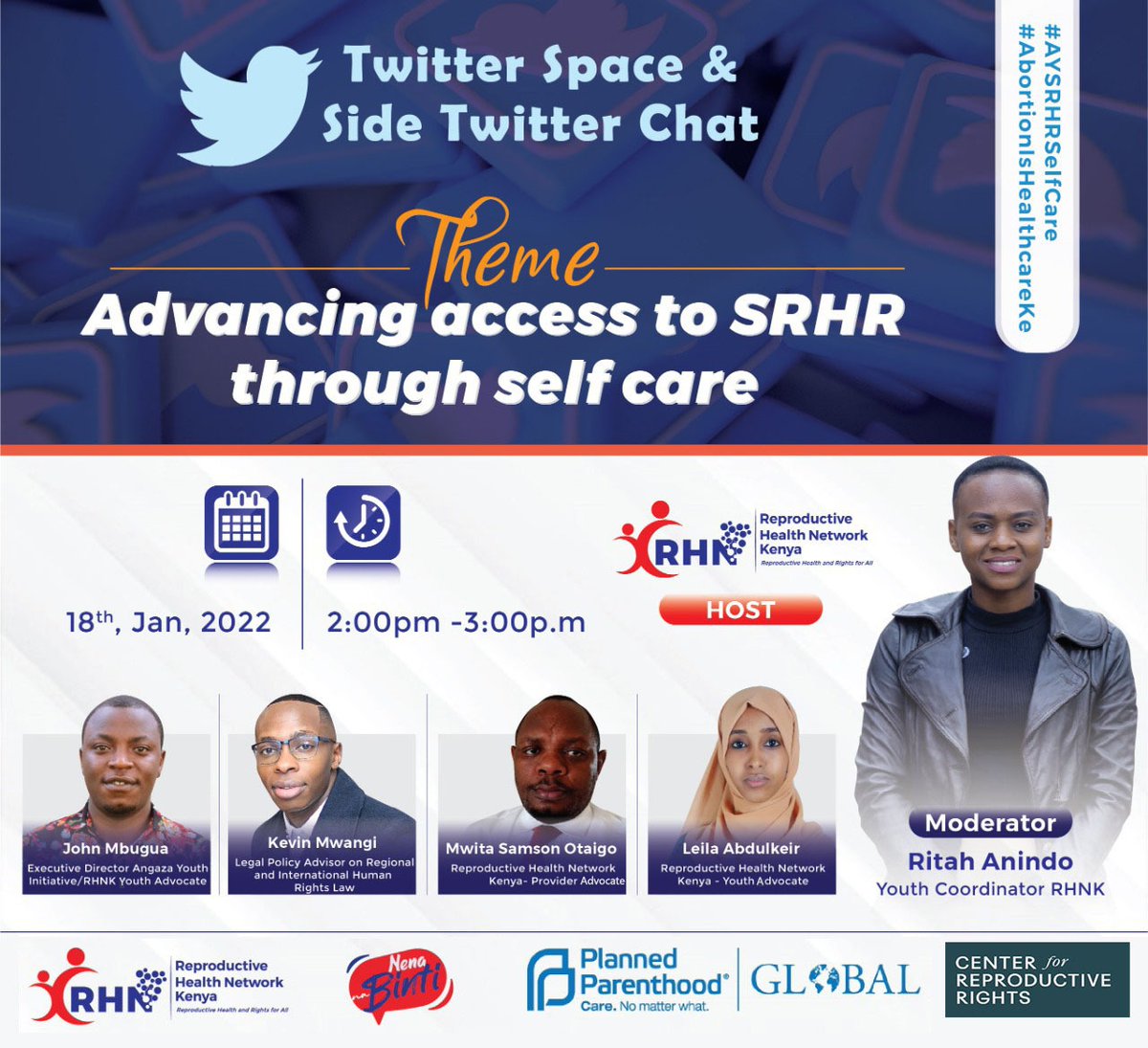 There is need to expand ways in which young people access sexual reproductive health services. Creating options enables communities to be empowered to make informed decisions on their bodies. Join us today through👇🏿
x.com/i/spaces/1djxX…
#AYSRHRSelfCare
#AbortionIsHealthcareKe