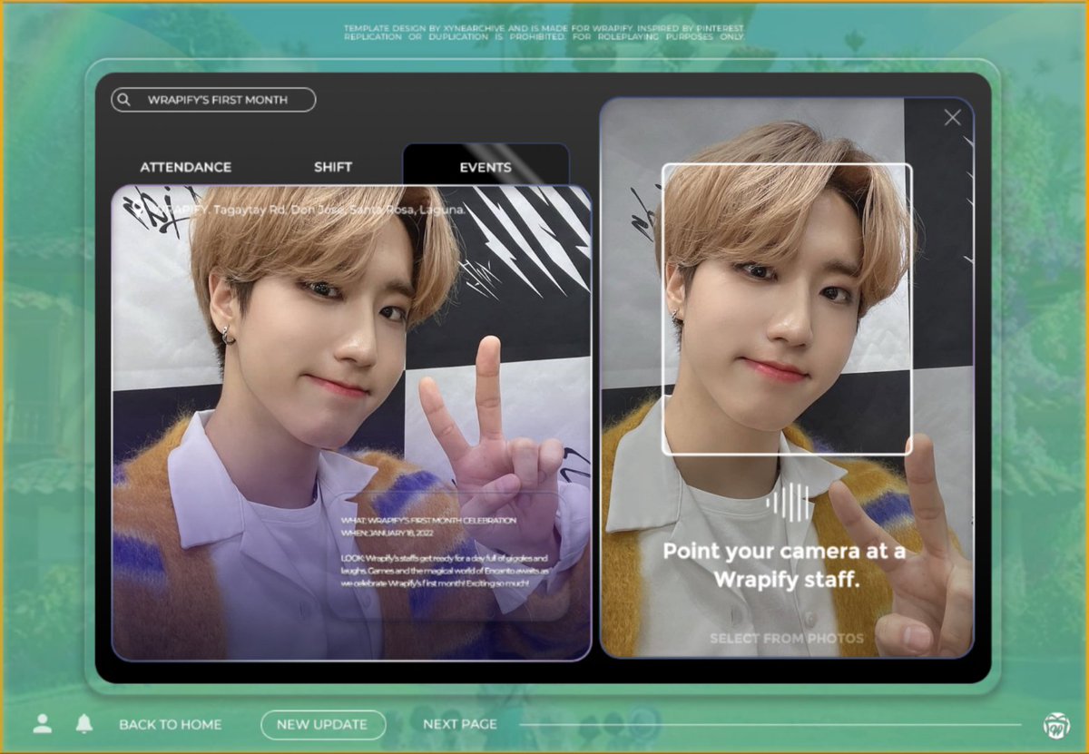 ⠀
                    
             SKVWORKS sns update.
             01、18、22   ✧   3:28PM 
             #WRAP1FIRST

                ⠀