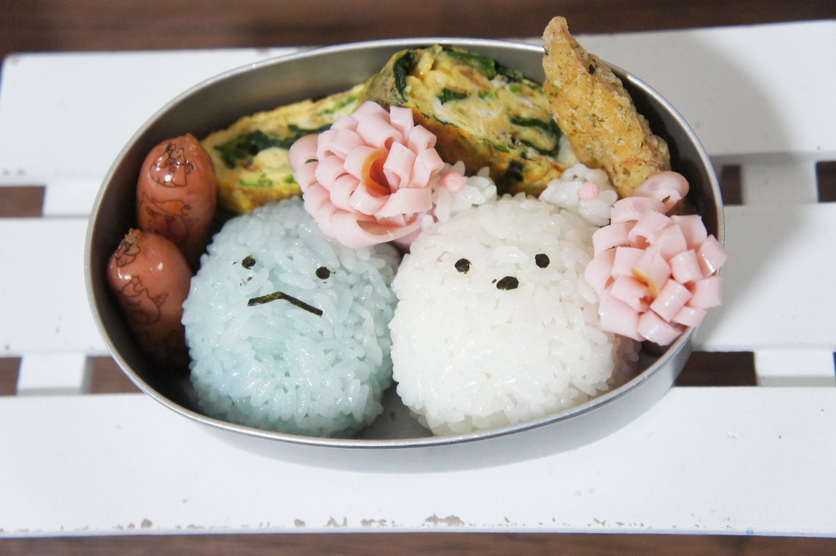 maokachan's tweet image. 本日の息子弁当
完食でしたー‼️‼️
#すみっコぐらし #すみっコぐらし弁当 #キャラ弁 #幼稚園弁当