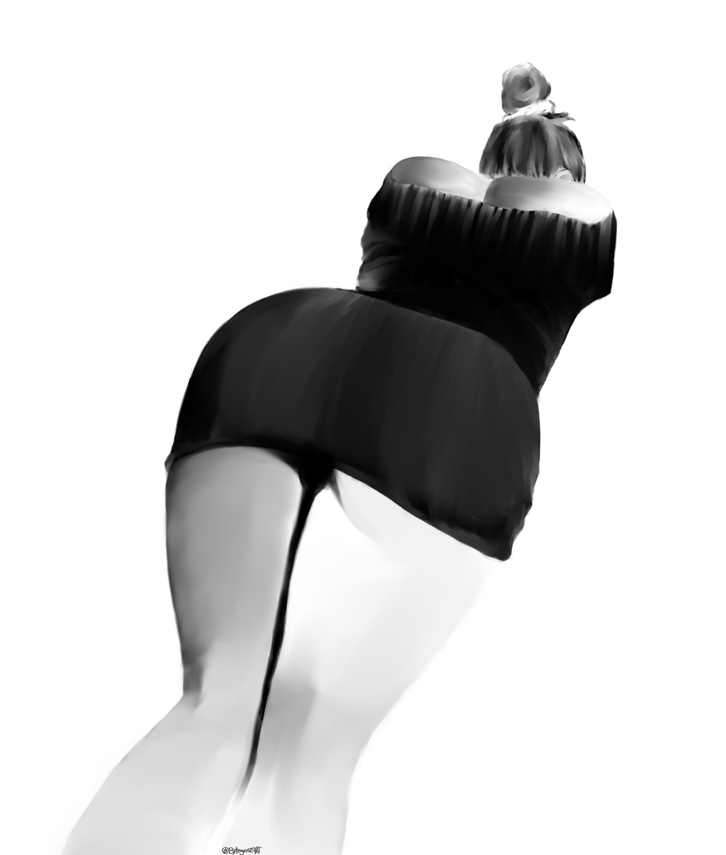 BytegeistART's tweet image. A bit more rendering practice, lord knows I need it.
#artwork #pinupart #painting