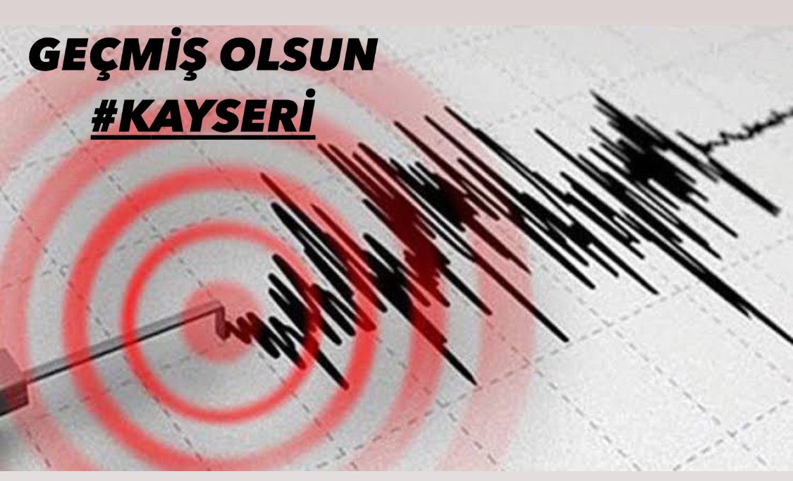 Geçmiş olsun. 🤲🌹  #Kayseri #Deprem