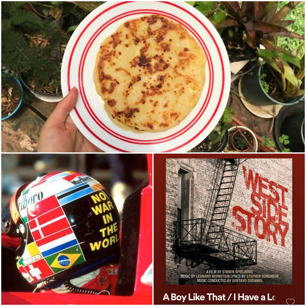sof4class's tweet photo. hihi!! i'm a costa rican-venezuelan who loves formula one, cooking for her friends + family (like the costa rican tortilla aliñada pictured here!), and movies and theatre--especially when they amplify latine voices #ccom315 #315photointro https://t.co/hCvizkMztV
