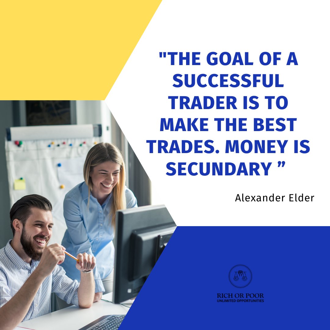 rich_orpoor's tweet photo. Those who are in it for the money alone lose focus on what it means to be a good trader. Concentrate on respecting your trading plan, getting into the best setups and the money will follow.
.
#trading #qutotes #success #moneymanagement #investing #education #richorpoor https://t.co/d4a50WstSm