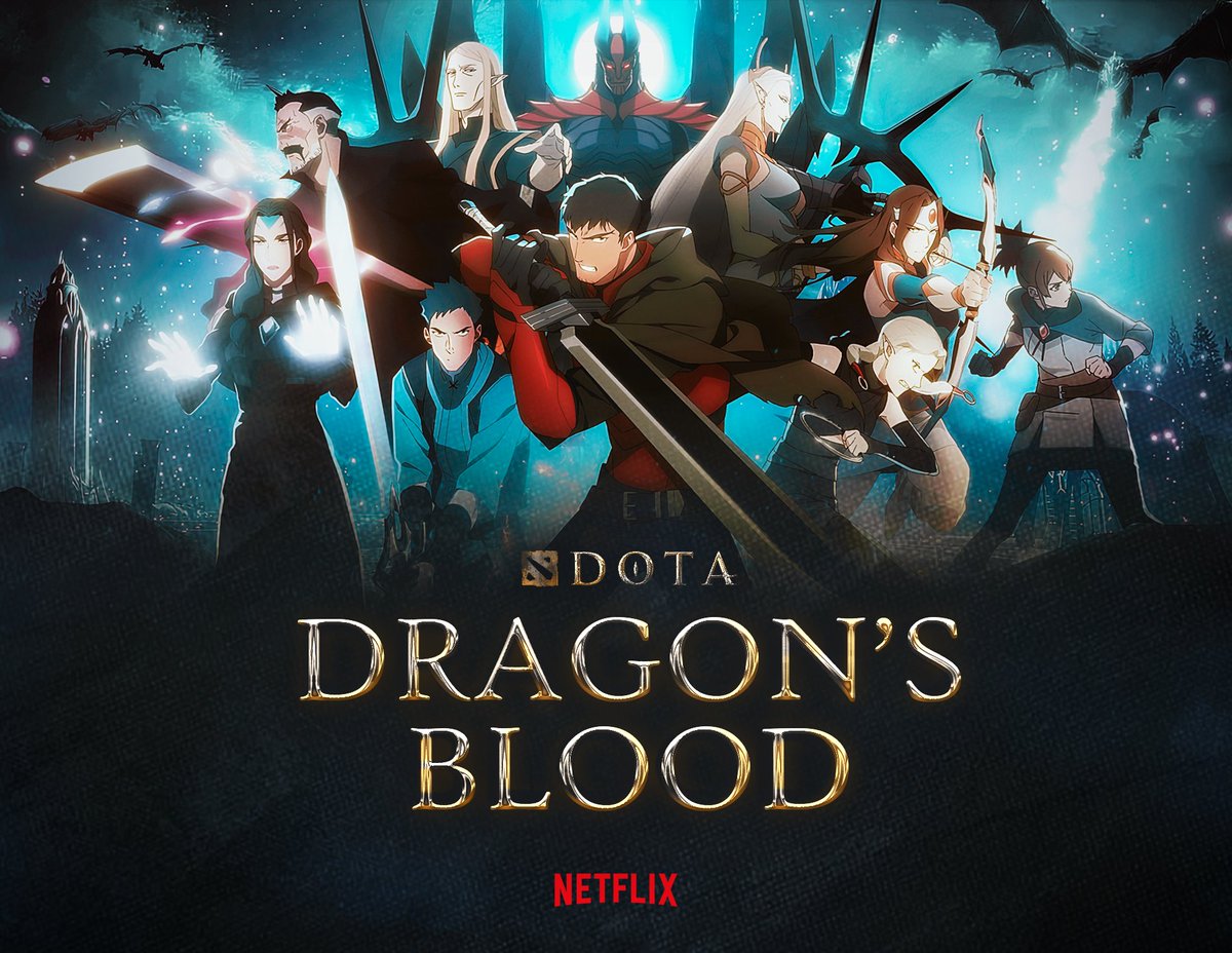 DOTA: Dragon's Blood - Book II is now available on Netflix. 8 Episodes. Enjoy the show. Do not spoil it for others because that's how you get Techies players in your games. @ashmasterzero @StudioMir2010 #Dota2 #Netflix https://t.co/G0TOlwaqtN.