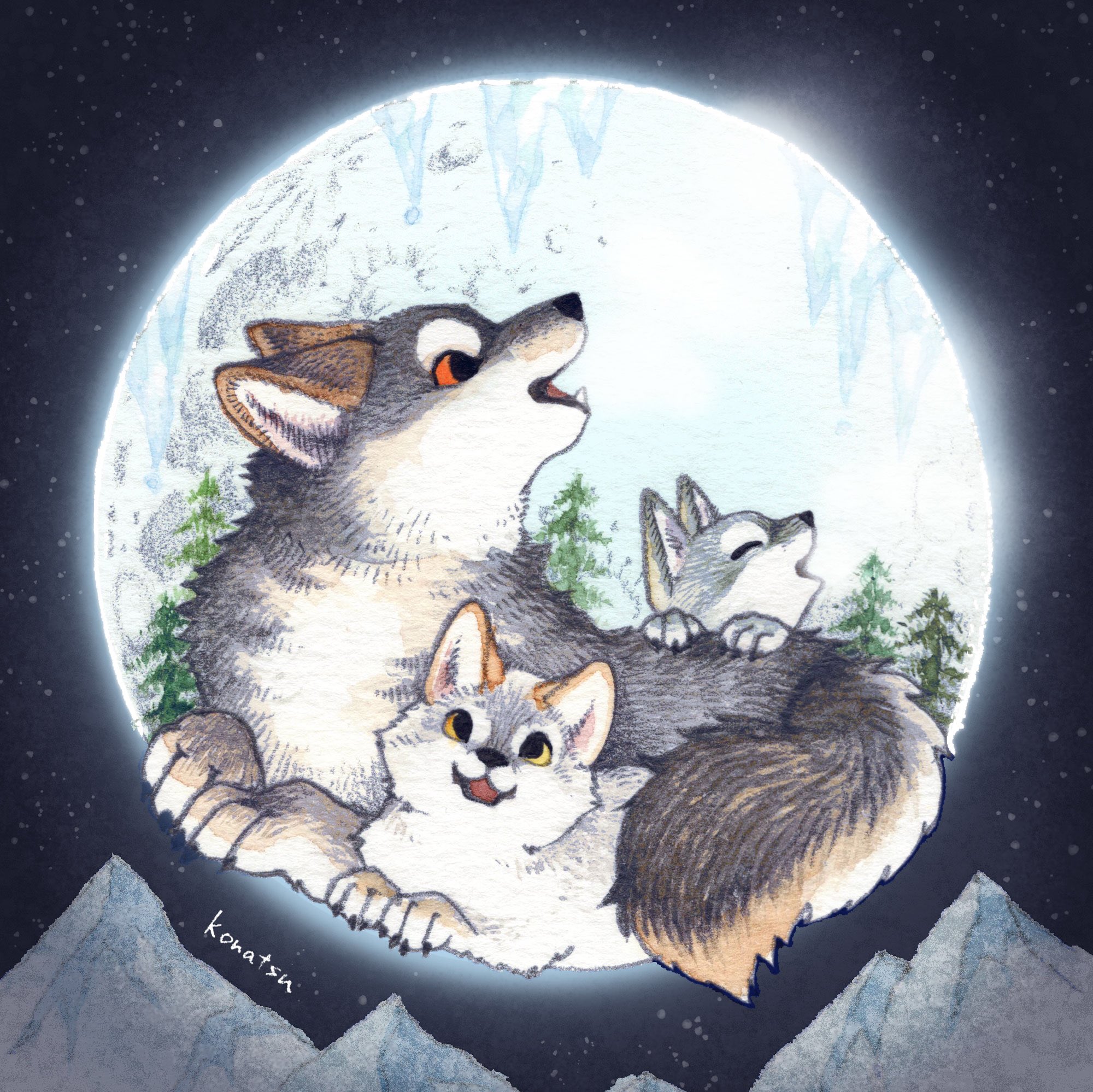 こなつ 1月の今日の満月はウルフムーン T Co Avskk5yiex Twitter