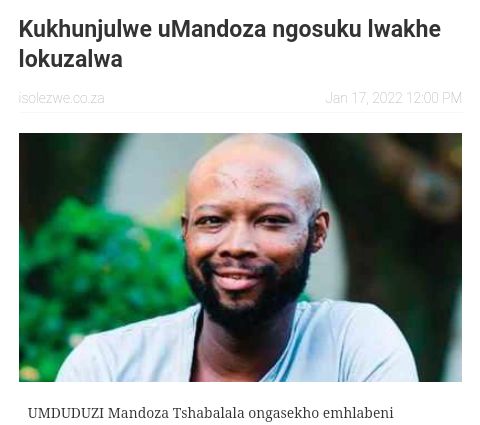 MthotheMpofana's tweet image. Happy belated birthday to Mandoza who would've been 44 years this year. #RIPMandoza #Nkalakatha #Godoba