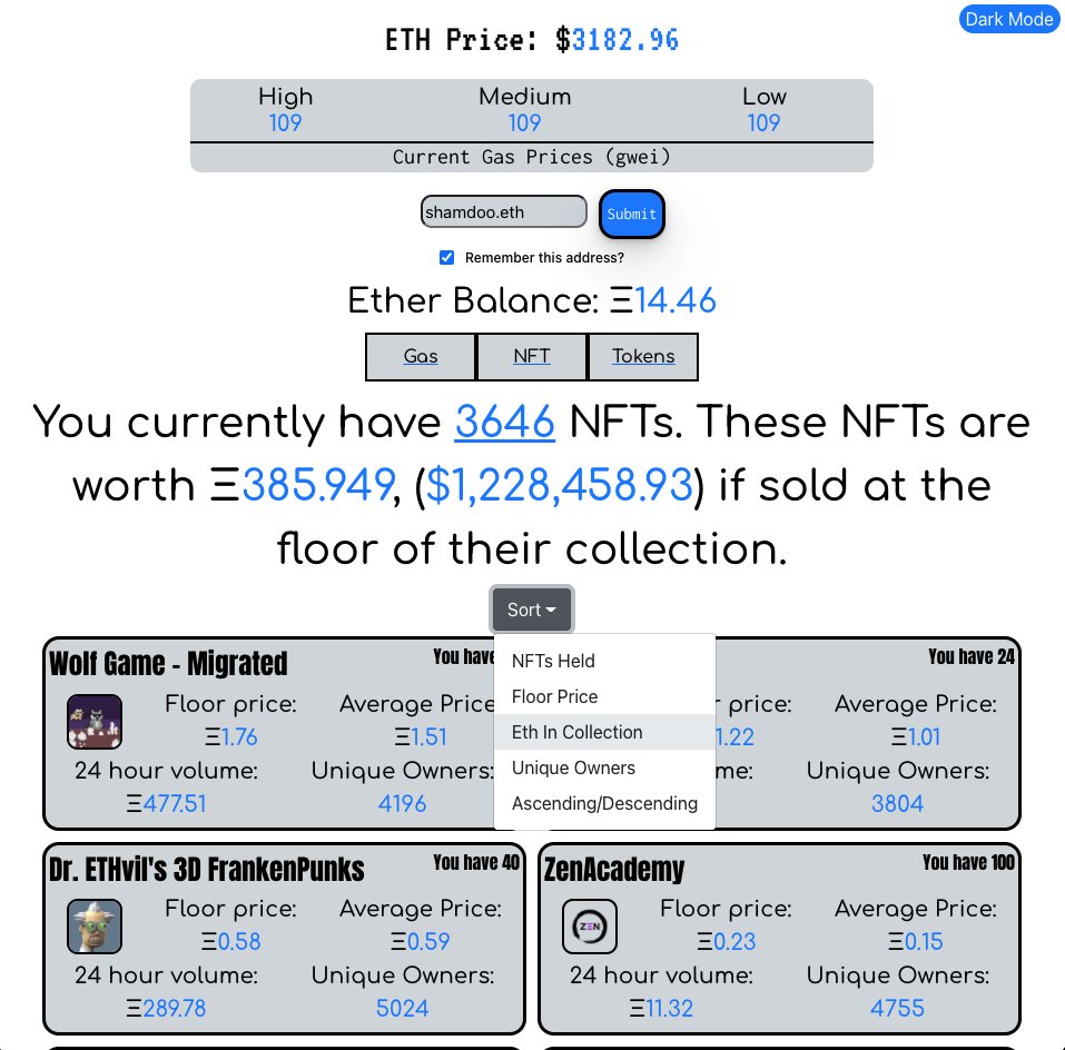 ethfeesdotxyz's tweet photo. Ever wanted to see what top wallets are betting on? 🔥

https://t.co/kltniYTlwp

#NFTS #ETH #DAOs #NFTCommunity https://t.co/myBUP6YsBR