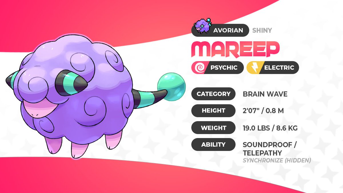 Darksilvania on Twitter "RT _zerudez Avorian Mareep https//rb.gy