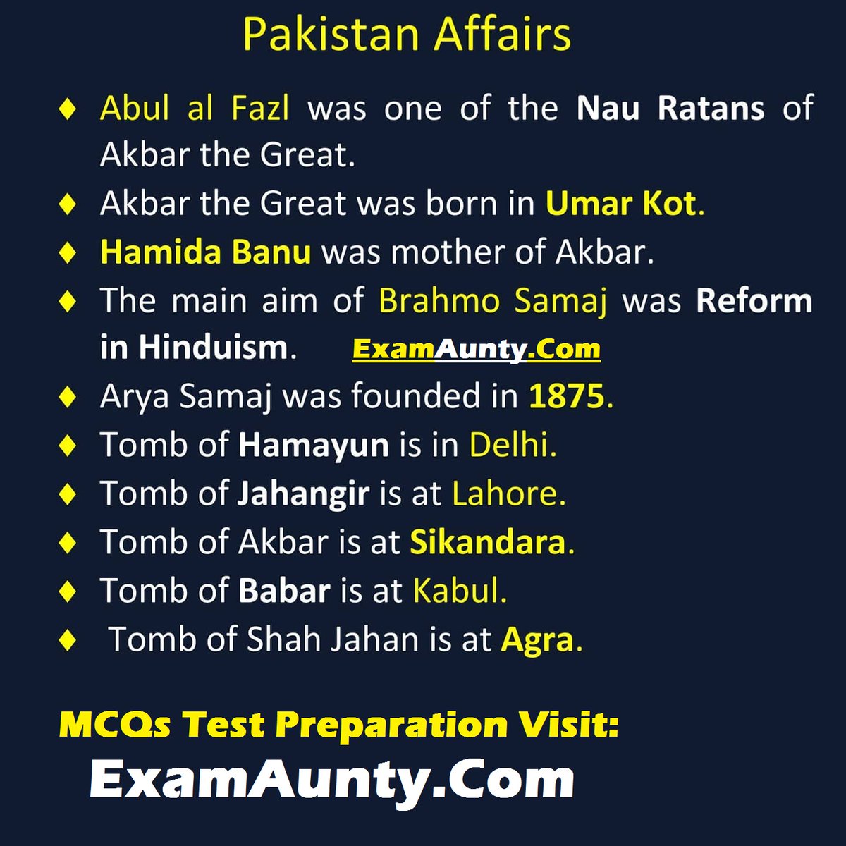 AuntyExam's tweet image. #IMPORTANT PAK Study MCQs
Visit: examaunty.com/pakistan-studi…
#paksstudy #PakStudies #PakistanStudies #PPSC #FPSC #SPSC