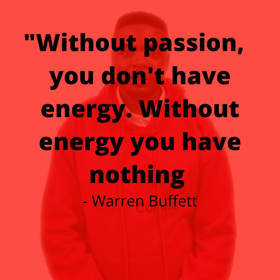 Mighty_Comms's tweet photo. Today we start our Quote of the day series. Featuring today is Thabang with this wonderful Warren Buffett quote. 
#MightyMotivation #Mightycomms #FTTH #fibre #fibretothehome #getconnected https://t.co/R5LlRwyPCj