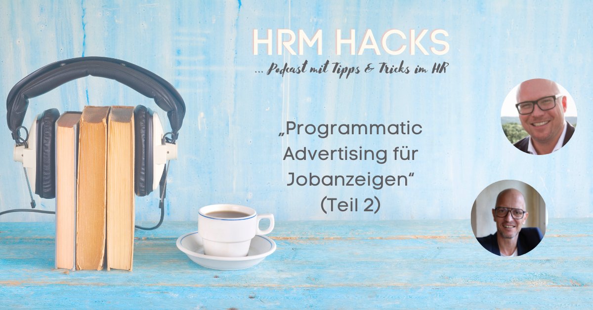 hrtech_de's tweet photo. Im zweiten Teil zum Thema Programmativ Job Advertisting gibt Gast Matthias Mäder konkrete Tipps für #Unternehmen. Darüber hinaus gewährt er einen Einblick in die Arbeitsweise von #Jobbörsen im Internet. 

Jetzt 👂!
👉 https://t.co/E22Vdaw0YI https://t.co/UbaLuny0bi