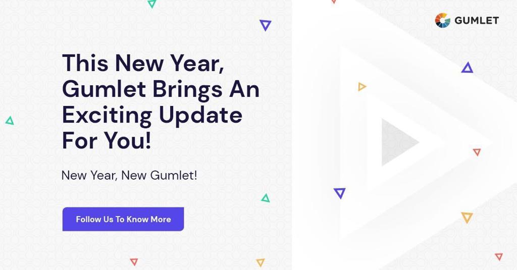 gumlethq's tweet photo. It is 2022, and we at Gumlet are all set to say hello to new beginnings!

To all the brands &amp; businesses out there, stay tuned because we are all set to launch a new set of products.

New Year, New Gumlet!

Follow us to stay updated.

#Gumlet #productlaunch https://t.co/Zy2VfWfIA6