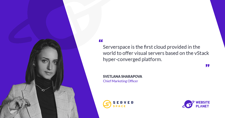 ServerspaceTeam's tweet photo. Hey there! Our CMO @SvtSharapova got interviewed by @website_planet and shared how Serverspace has evolved and what awaits the cloud industry in the future.
Read the full interview: https://t.co/2yZN6fSPgd
#Serverspace #CloudComputing #Cloud #VPS https://t.co/4k0T2Kra7J