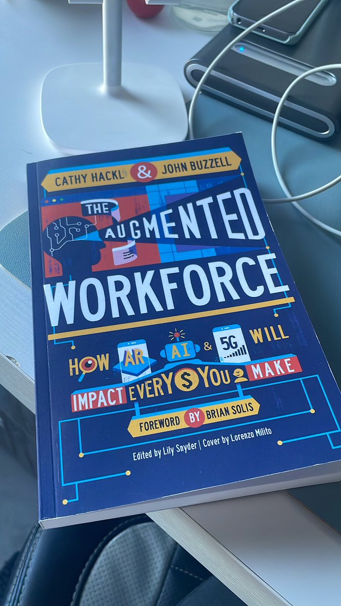 Looking forward to dive into reading the Augmented Workforce by @CathyHackl &amp; @buzzxr 🤖🤩 What tendencies will define 2022? #Metaverse #VR #AI #5G