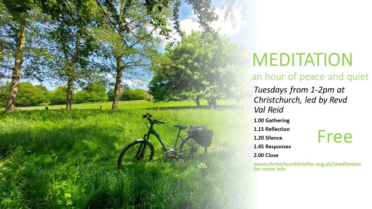 Meditation. #pause #peace #meditation <a href="/CCHitchin/">Christchurch Hitchin</a> #Tuesdays #AllWelcome