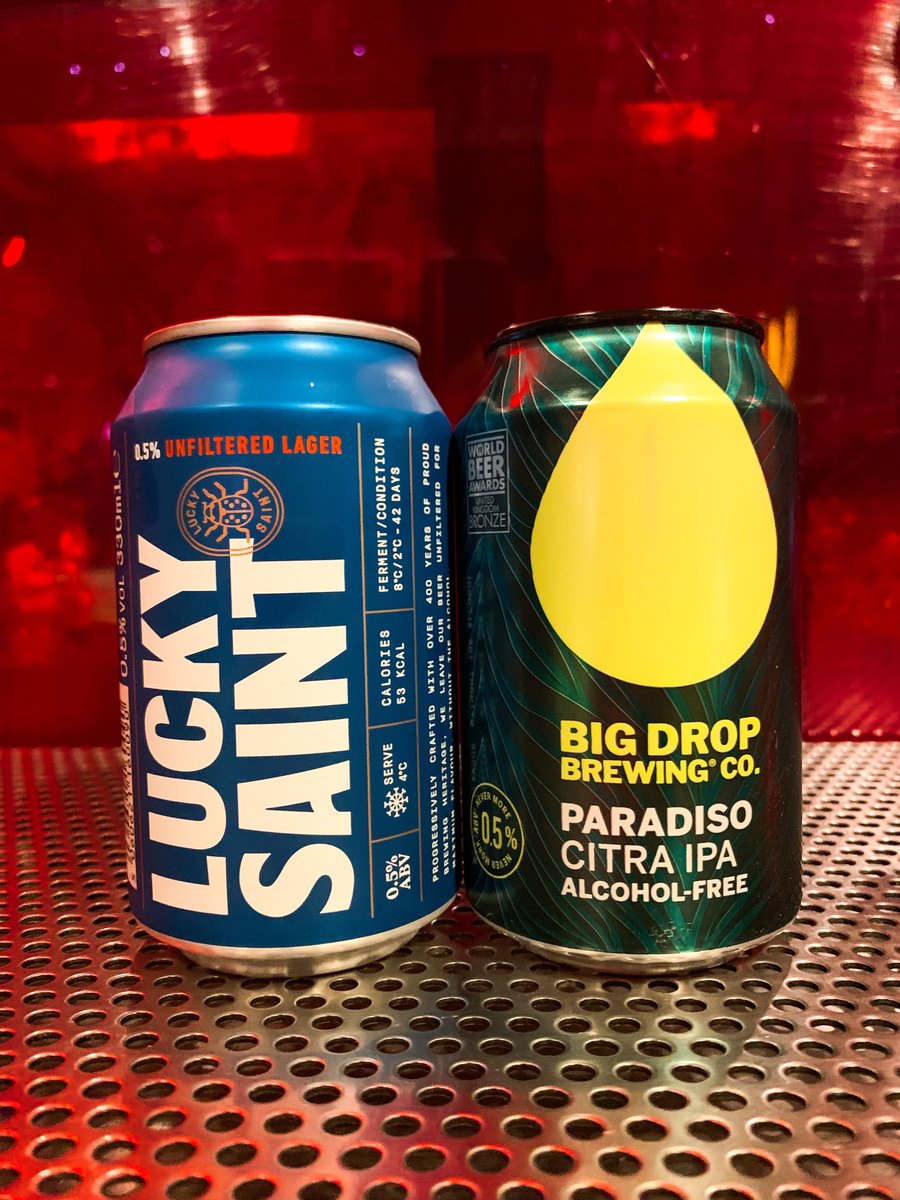 DRY JANUARY 🌵🏜

Keeping it dry this January? We’ve teamed up with @luckysaintbeer and @bigdropbrewco to keep you refreshed - without tempting you back to the booze!