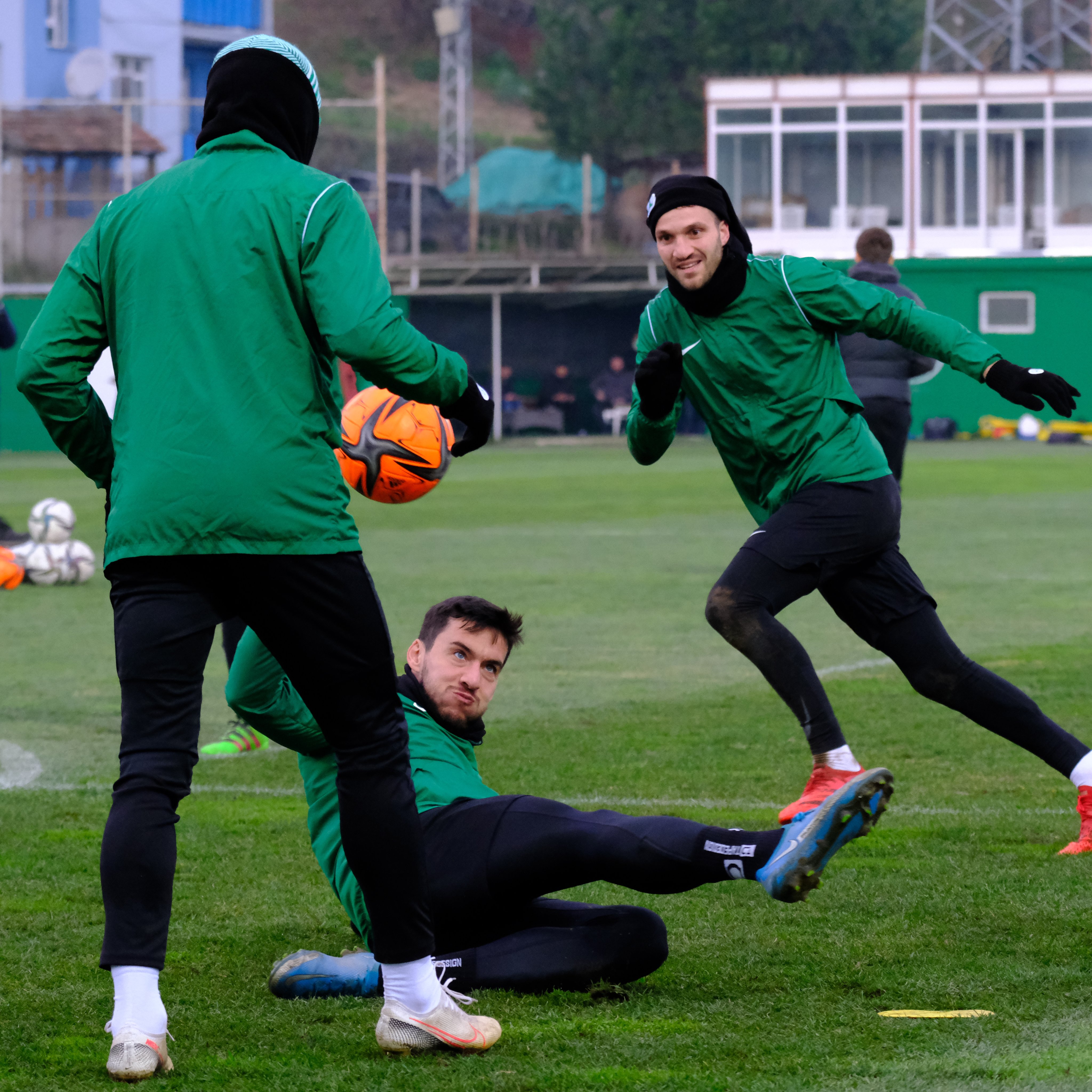 Giresunsporlu Futbolcular Trabzonspor Maçına Hazırlanıyor