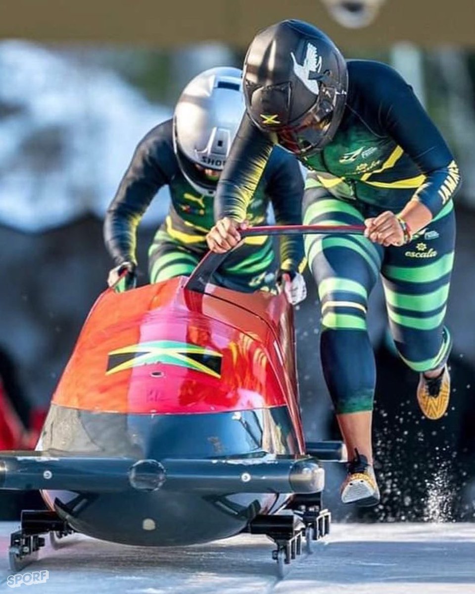Sporf's tweet photo. 🎬 "I'm feeling very Olympic today!"

🇯🇲 A Jamaican four-man bobsled team has qualified for the Winter Olympics in Beijing next month.

👏 It's the first time in 24 years that there will be a Jamaican team participating in the event, as well as two-man and women’s monobob. https://t.co/rCb5Ms8NxI