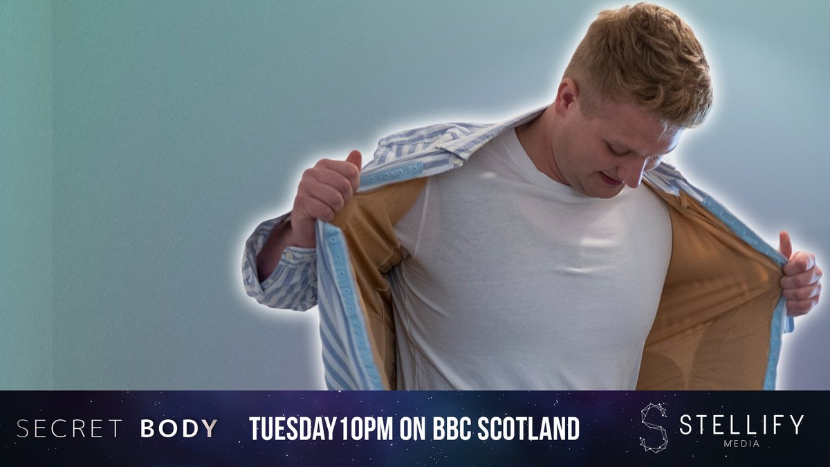 Tonight on Secret Body - Twentysomething Jack and working mum Lisa wear bespoke body suits to hide their transformations before revealing brand new secret bodies to an audience of loved ones.
Tonight 10pm BBC Scotland #SecretBody <a href="/kiltedcoaches/">The Kilted Coaches</a> <a href="/BBCScotland/">BBC Scotland</a>