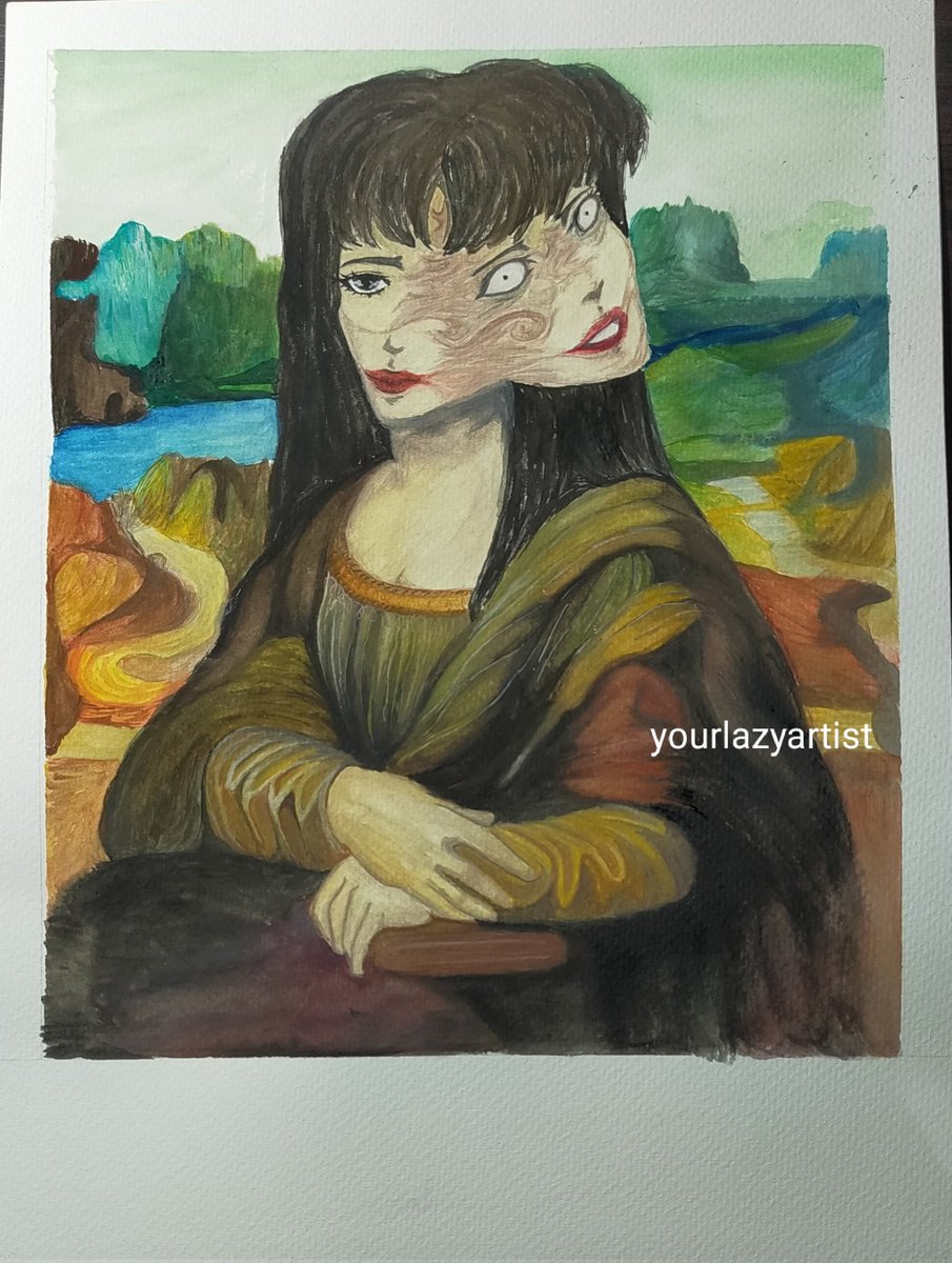 Mona Lisa x Tomie Kawakami

Didn't focused much on the details. It was so hard, as a whole 😭 But anyway, please leave some lovee to this new artwork of mineee. 💗🥰

#artph #artwork #ArtistOnTwitter #leonardodavinci #junjitio #monalisa #tomiekawakami #painting