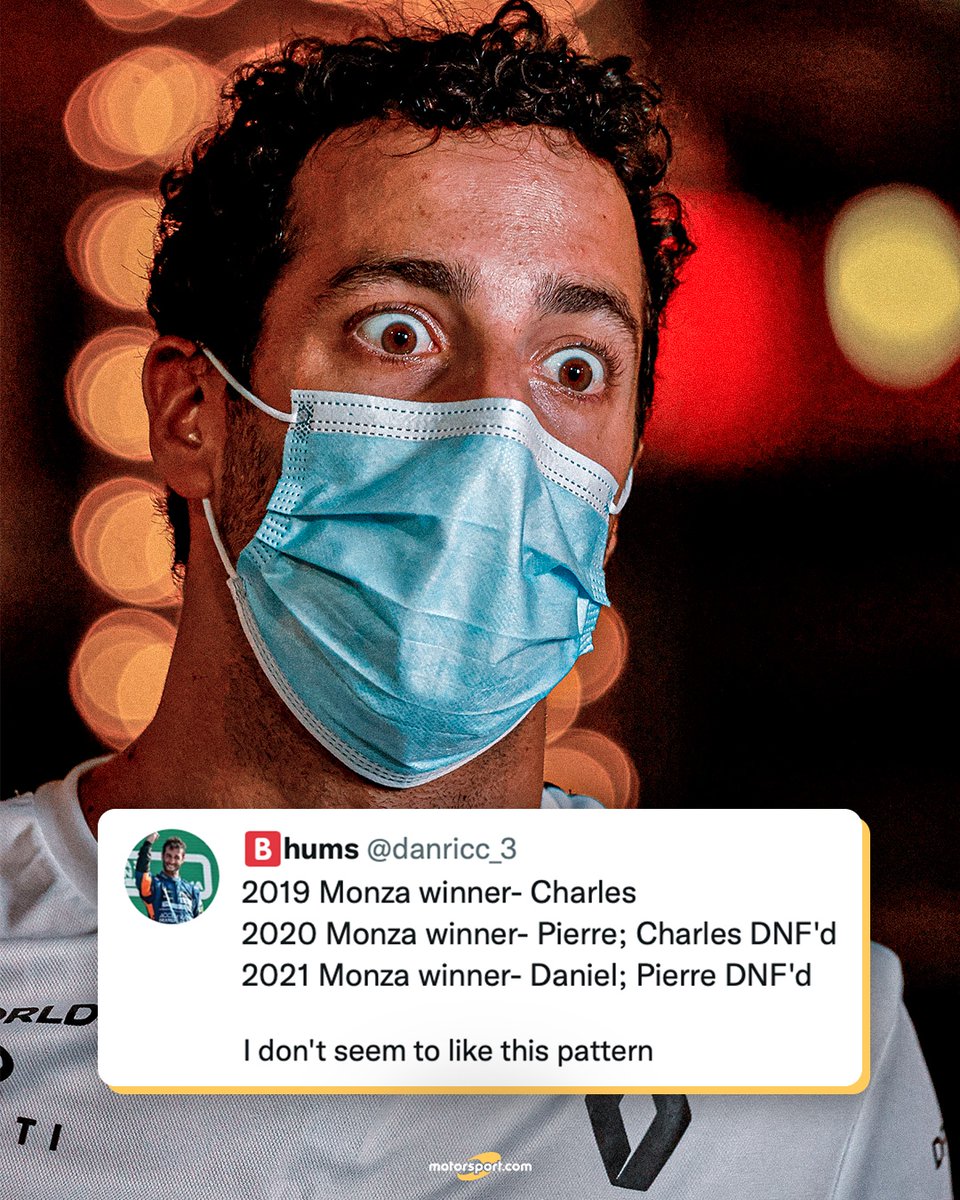 Oh no... 😳⁠
⁠
#F1 #DanielRicciardo #Motorsport