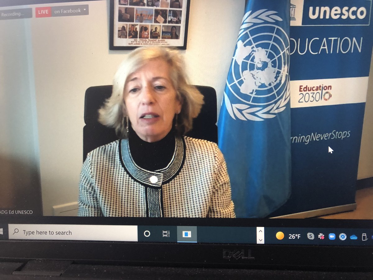 Delighted to listen to <a href="/SteGiannini/">Stefania Giannini</a> <a href="/UNESCO/">UNESCO 🏛️ #Education #Sciences #Culture 🇺🇳</a> as she opens the conference Building the Future of Education <a href="/hgse/">Harvard Graduate School of Education (HGSE)</a>  Program here canvas.harvard.edu/courses/95371
Access here 
harvard.zoom.us/j/92400026236?…
Follow the conversation on twitter #FuturesofEd