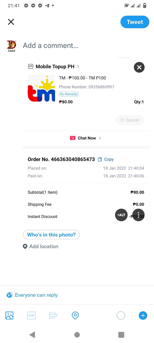 juviavern's tweet photo. By using the SocialGood App, I got the same amount I spent on shopping in crypto for free!
Use invitation code: LDDSDS to shop practically free at over 1,800 stores
Already used by 1 million people!
https://t.co/qugIA54Auq 
#SocialGoodApp_CryptoBack https://t.co/8AnhYQuDAb