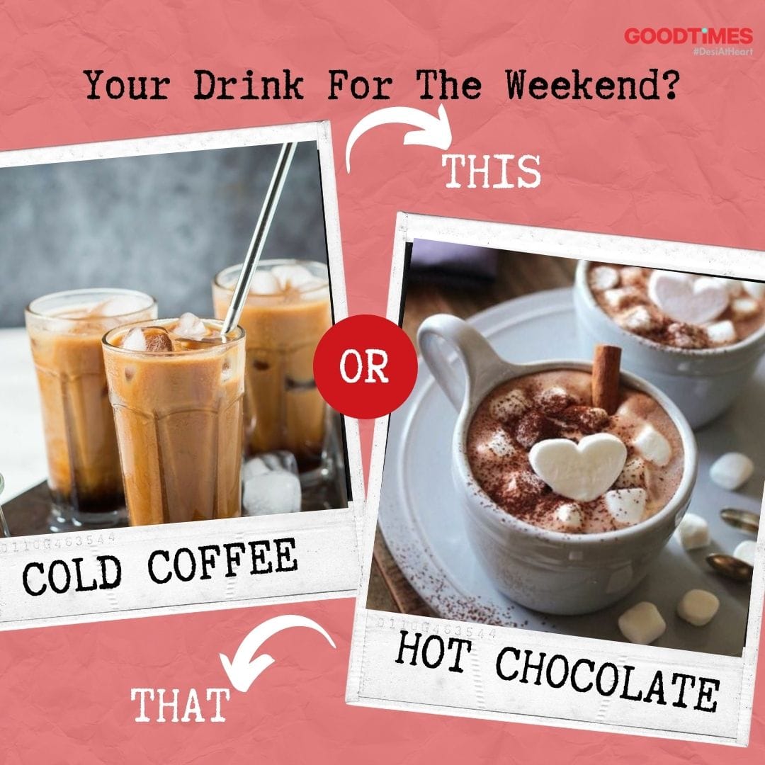 ndtvgoodtimes's tweet photo. What do you prefer having? Cold Coffee or Hot Chocolate?
#hotchocolate #coldcoffee #winterdrink #winterbeverage #beverage #winter https://t.co/DOP3HsZHIS