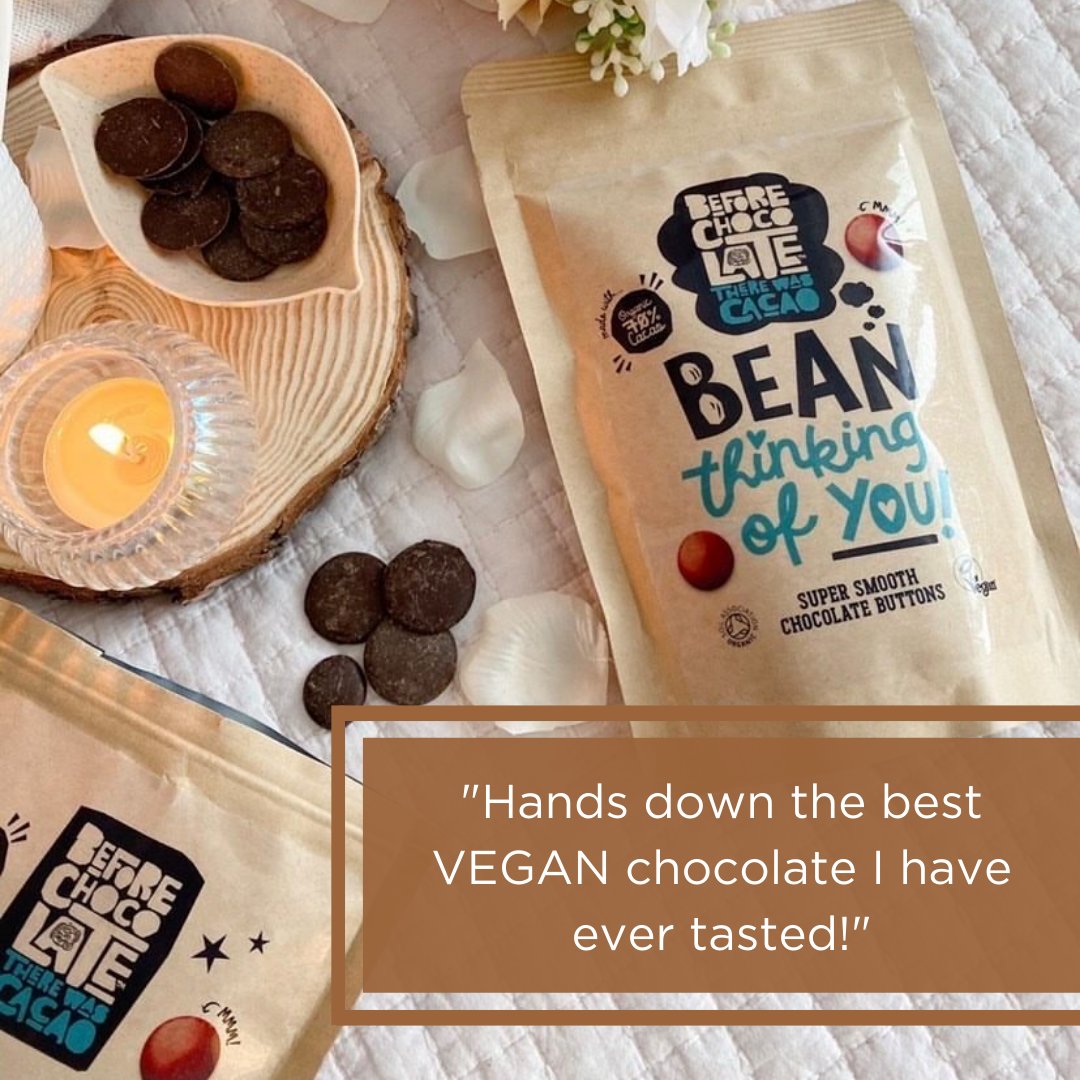 beforechoc's tweet photo. We're so glad that you are loving our #vegan chocolate! Just take a look at this customers review:

"Hands down the best VEGAN chocolate I've tasted!"

There's no better time to join the booming vegan movement than in #veganuary!

#veganchocolate #darkchocolate https://t.co/3Vdm7vzGrP