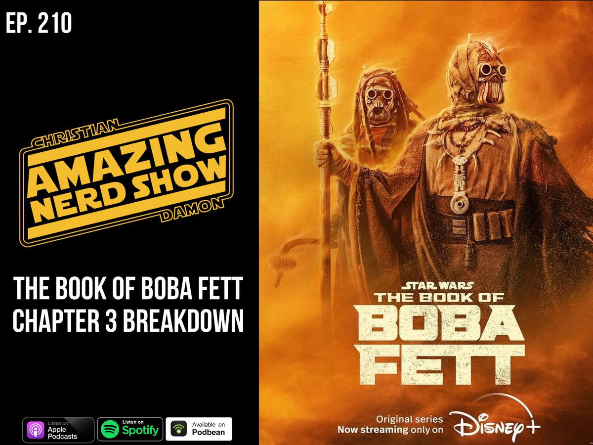 New! Ep 210! It’s OUR MOST ANTICIPATED FILMS OF 2022! Listen as we preview what’s coming up this year in #Horror, the #MCU, #DC &amp; more! Plus we breakdown Ep 3 of #TheBookOfBobaFett! #StarWars #PodernFamily #podcast
Podbean:bit.ly/33mEct1
Apple:goo.gl/kLt2S6
