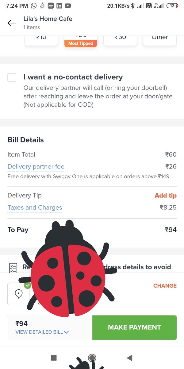 yeskamal's tweet image. @SwiggyCares when I have taken "ONE"subscription, why do I need to pay delivery charges?
It's #frustating