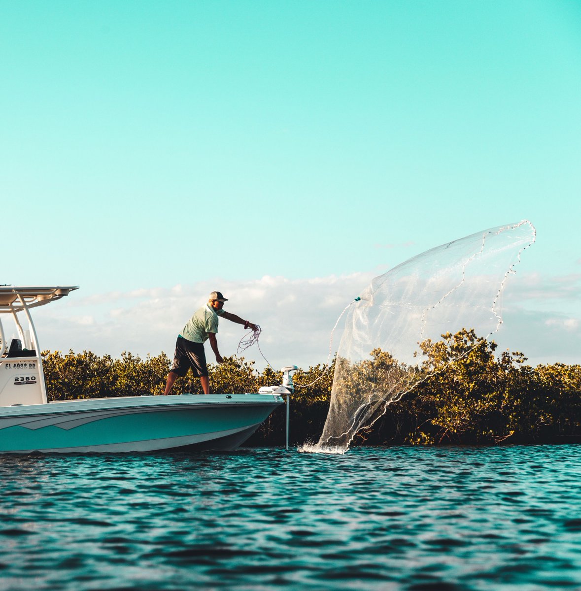 Boat, dock, or shore! Cast a Fitec anywhere to grab the bait you need! All models are constructed to open with ease and built to last. Check out why we have been America's #1 Cast Net since 1984!