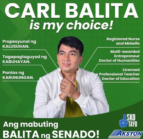 Rickysan1998's tweet photo. #carlbalitaforsenator https://t.co/N9FzkOoTQy