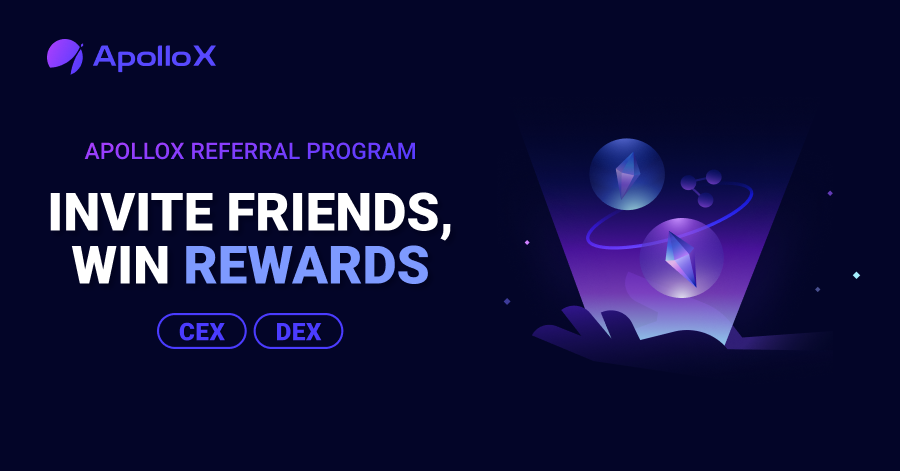 APX_Finance's tweet photo. 👯‍♀️ ApolloX Referral Program: Invite &amp; Earn! 

&amp; Win millions in rewards with DEX Referral Leaderboard: https://t.co/evz028Vkoy

👉 Refer now: https://t.co/OobRBBENcx https://t.co/bgclNi7kN0